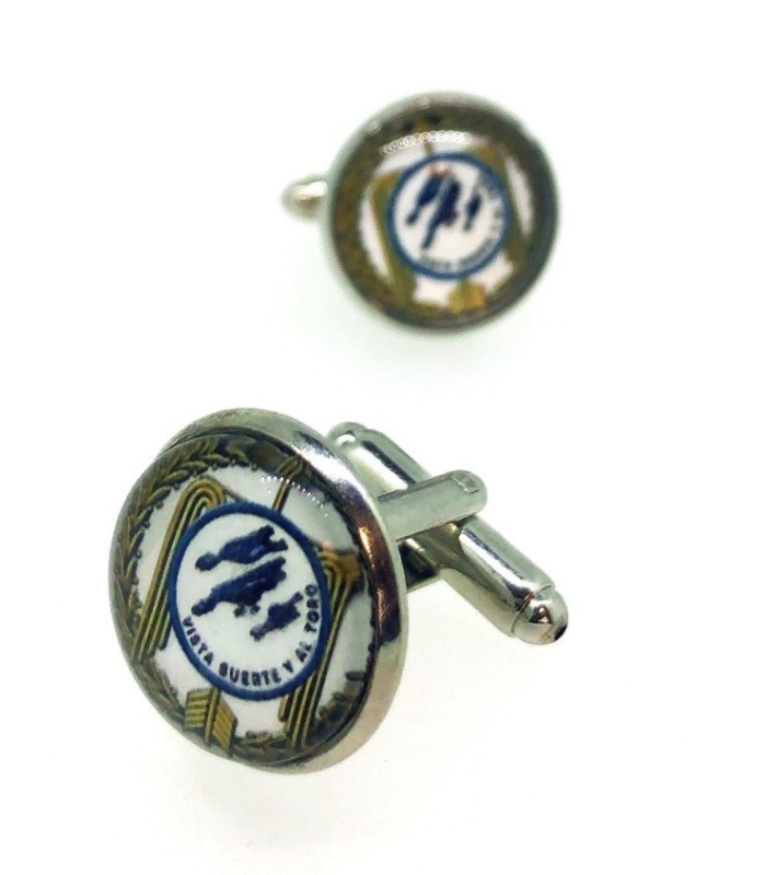 Gemelos para Camisa Ala 11  Vista, Suerte y al Toro