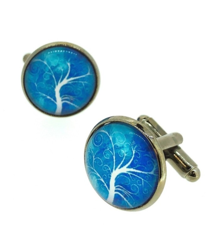 Gemelos para Camisa Árbol Modelo 8