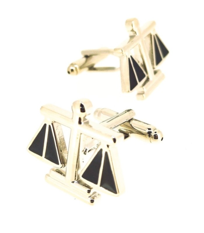 Gemelos para Camisa Balanza Justicia 18mm