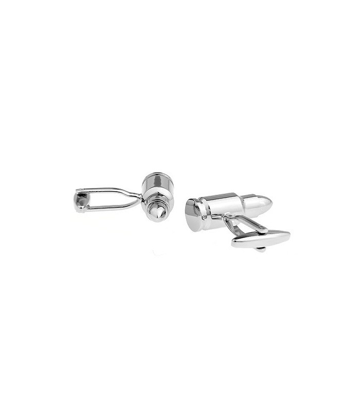 Gemelos para camisa Balas Modelo III Acero