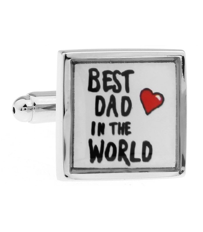 Gemelos para camisa Best Dad in the World