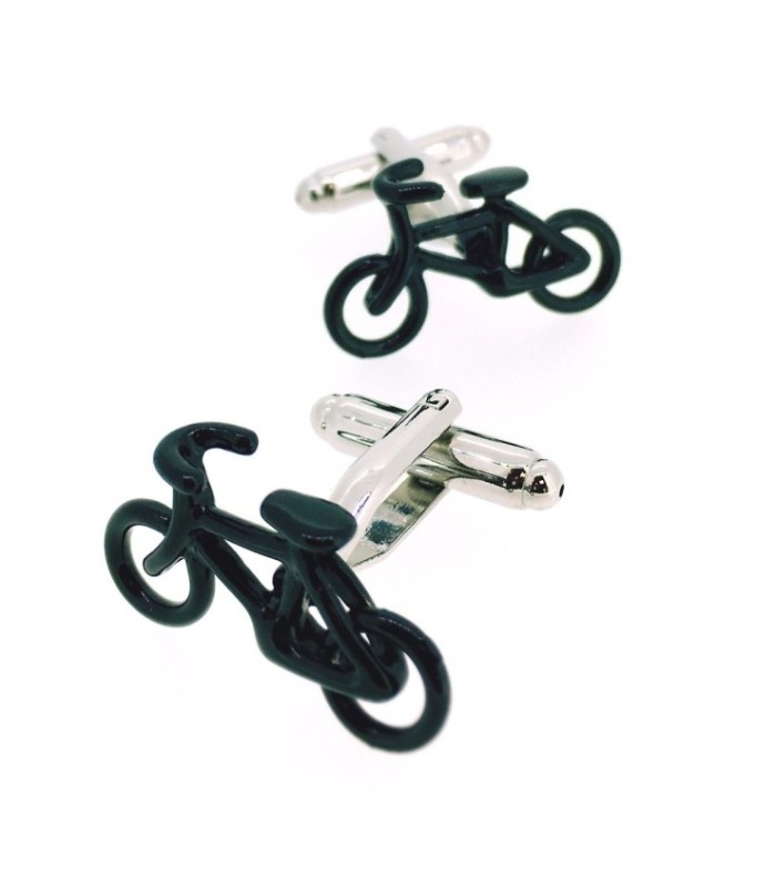 Gemelos para camisa Bicicleta Negra