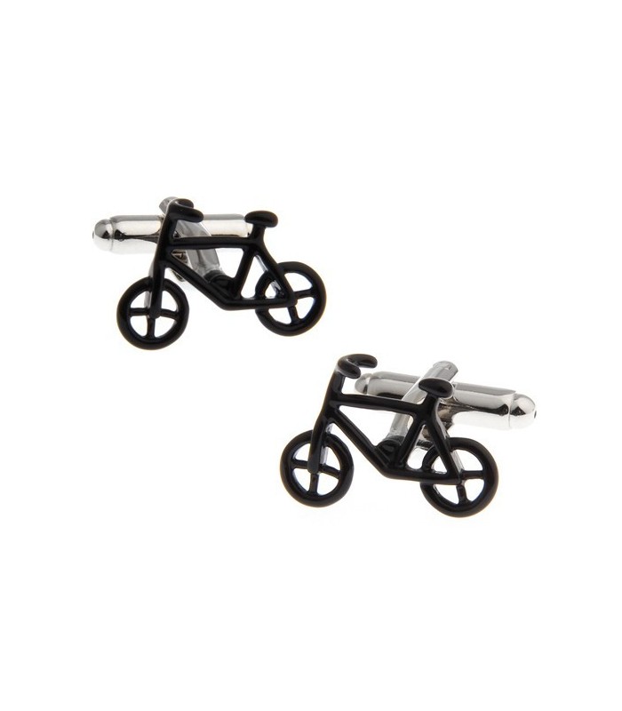 Gemelos para camisa Bicicleta Negra