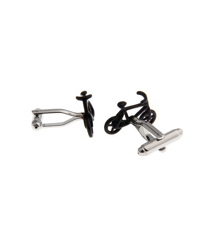 Gemelos para camisa Bicicleta Negra