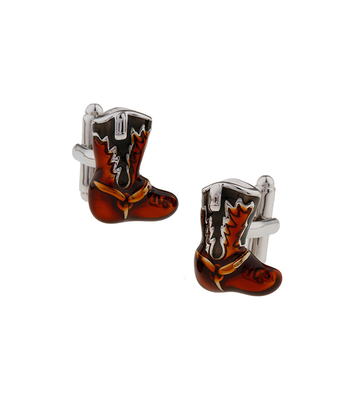 Gemelos para camisa Botas de Cowboy