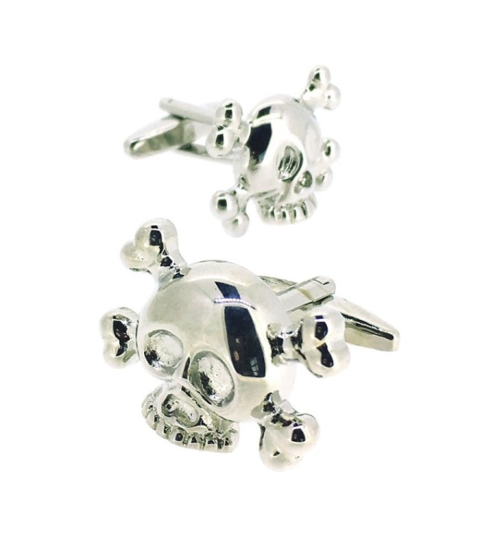 Gemelos para camisa Calavera