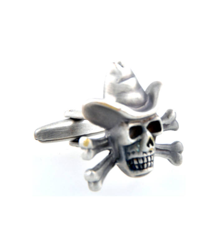 Gemelos para Camisa Calavera Cowboy