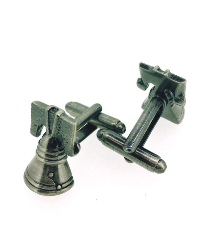 Gemelos para Camisa Campana 3D Acero