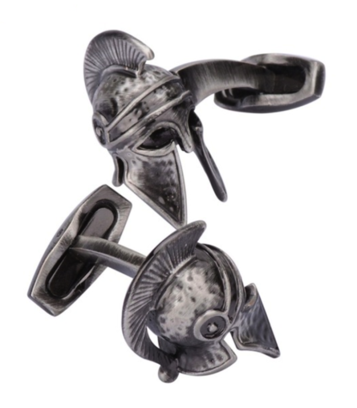 Gemelos para Camisa Casco Griego 3D