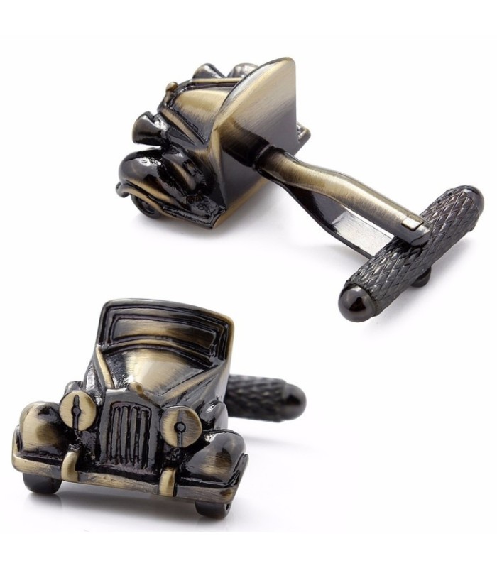 Gemelos para Camisa Coche Antiguo Bronze