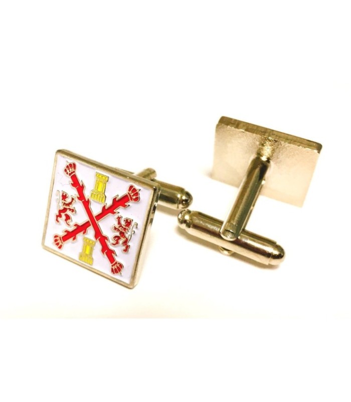 Gemelos para Camisa Coronela de todos los Ejercitos Borbonicos Felipe V 1707