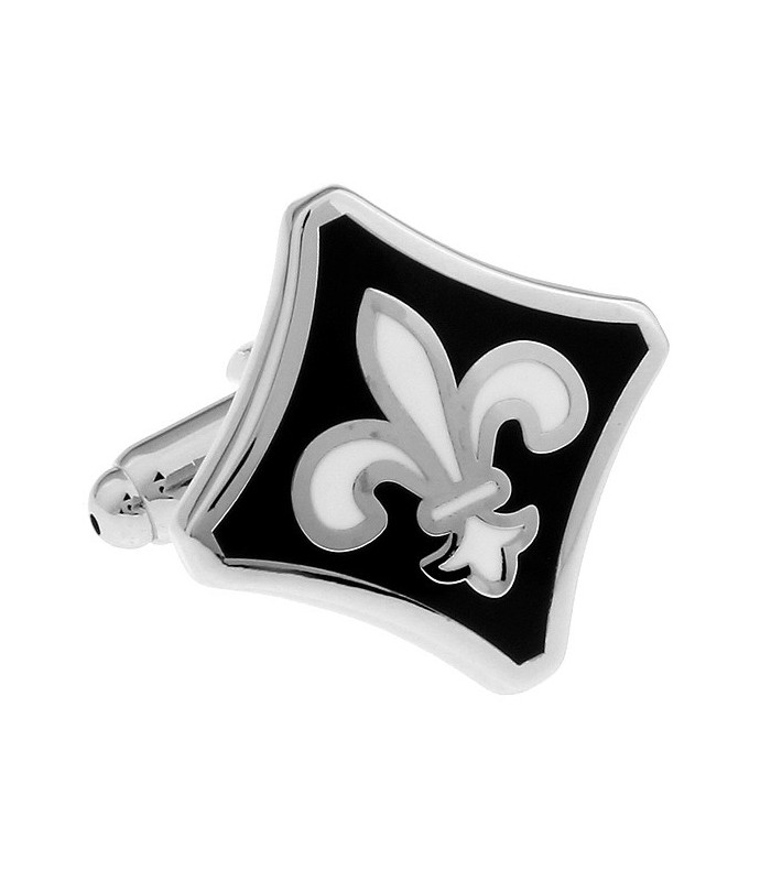 Gemelos para camisa de Bandera Flor de Lys