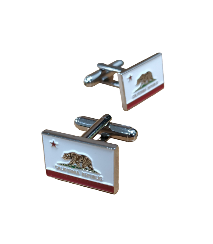 Gemelos para Camisa de la Bandera de California Republic