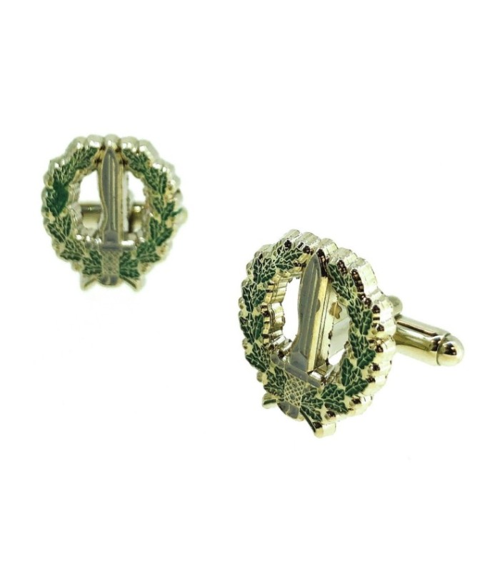 Gemelos para Camisa del Emblema de las Unidades de Operaciones Especiales del Ejército de Tierra Español GOE