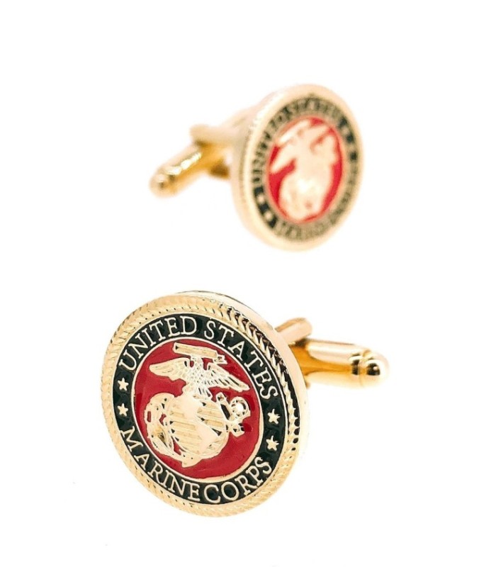 Gemelos para Camisa Emblema de los US Marines