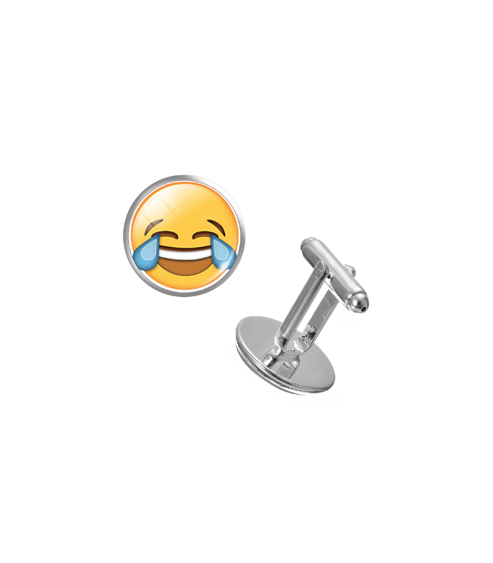 Gemelos para Camisa Emoticono Whatsapp Llorando de la Risa