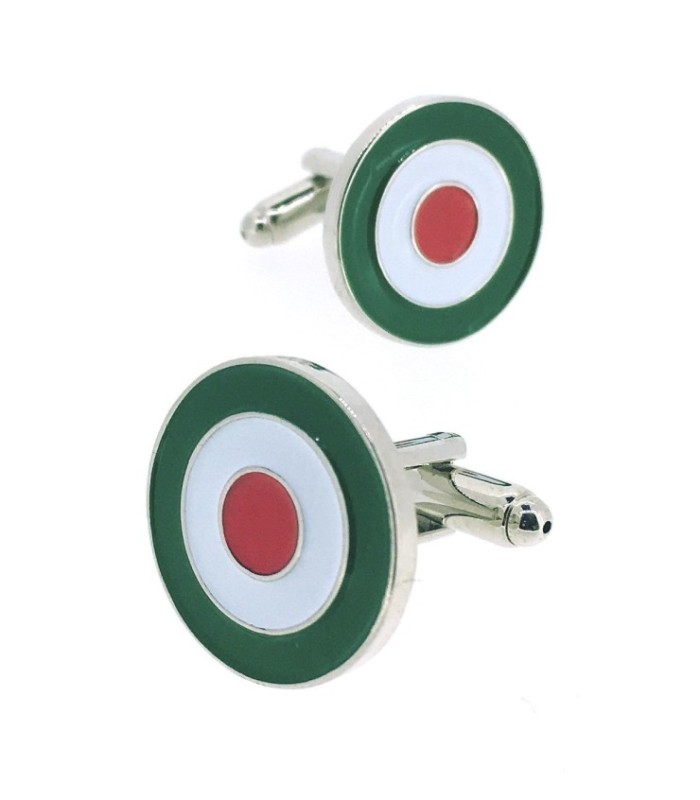 Gemelos para camisa Escarapela Italiana Mod colores de Italia