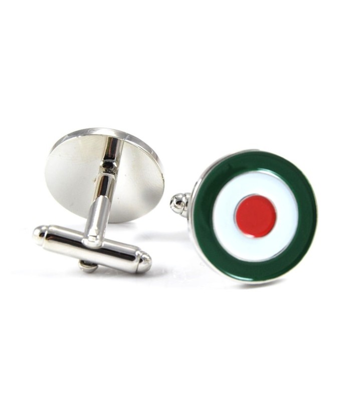 Gemelos para camisa Escarapela Italiana Mod colores de Italia