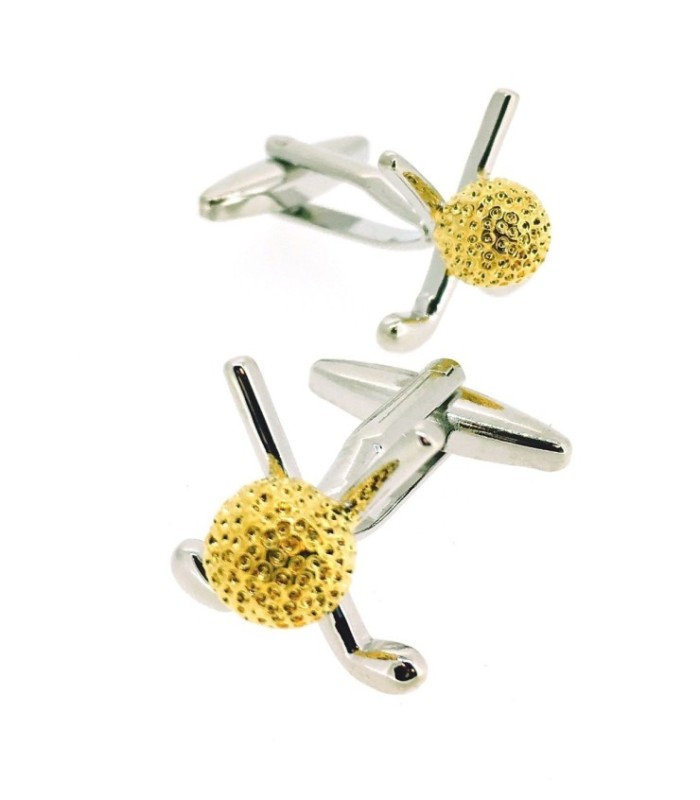 Gemelos para Camisa Golf Plated and Golden