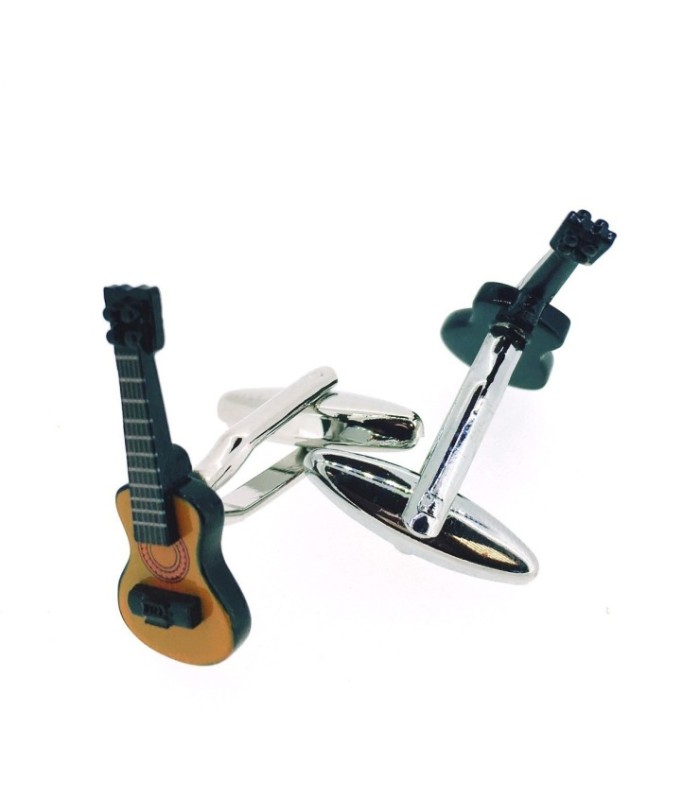 Gemelos para Camisa Guitarra Española 3D
