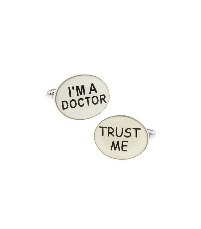 Gemelos para camisa I am a Doctor Trust Me