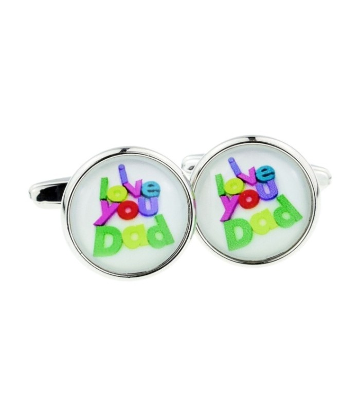 Gemelos para camisa I Love You Dad
