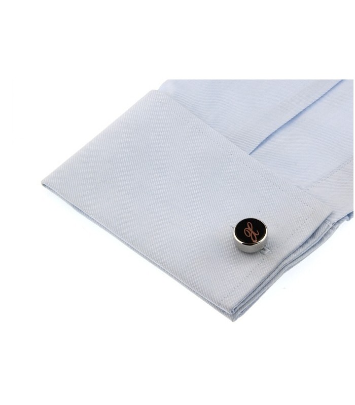 Gemelos para Camisa Inicial Letra Clásica X Medio Par