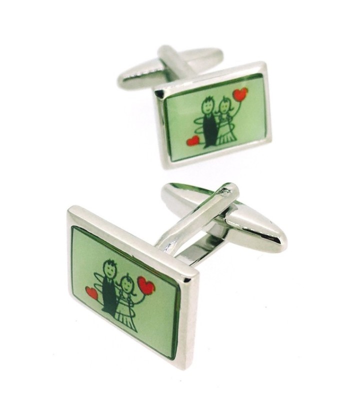 Gemelos para camisa Just Married