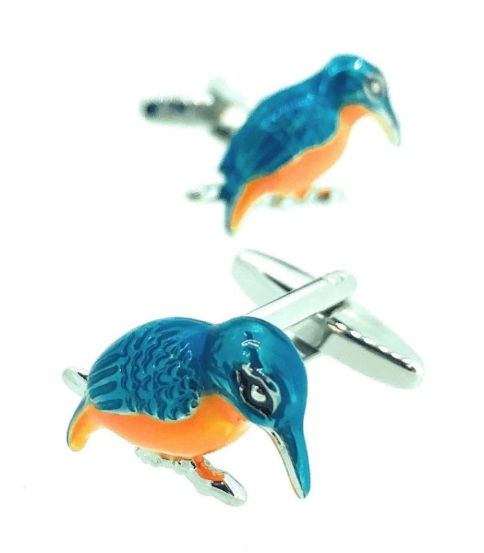 Gemelos para camisa Martín Pescador Común Multicolor