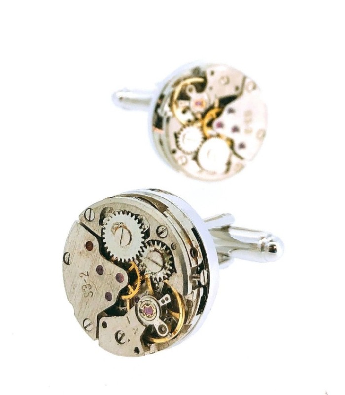 Gemelos para Camisa Mechanical Watch Movement Tourbillon