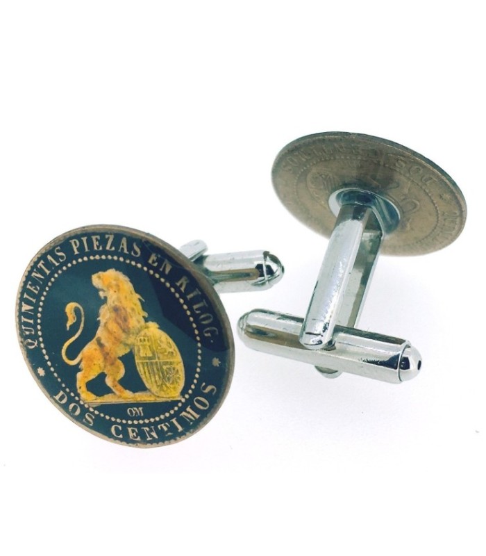 Moneda Dos Céntimos del Gobierno de la I República del año 1870