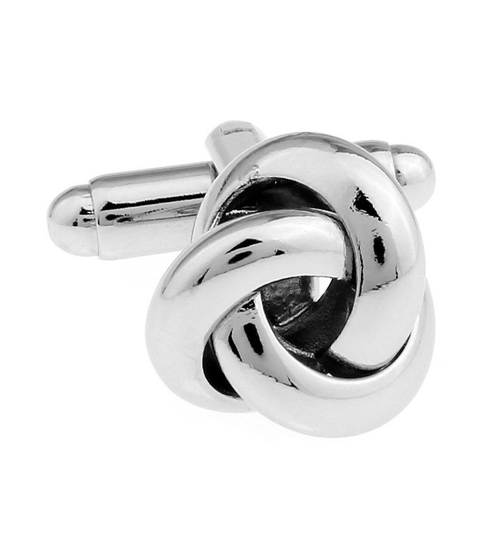 Gemelos para camisa Nudo Elegant Acero Single Plated