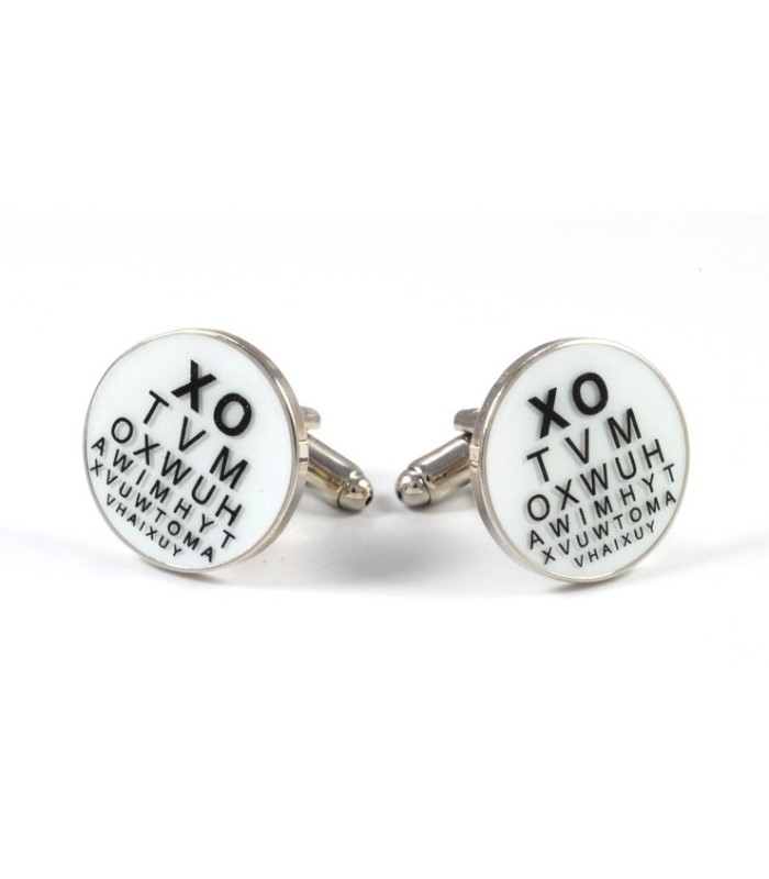 Gemelos para camisa Optico Tabla Optométrica