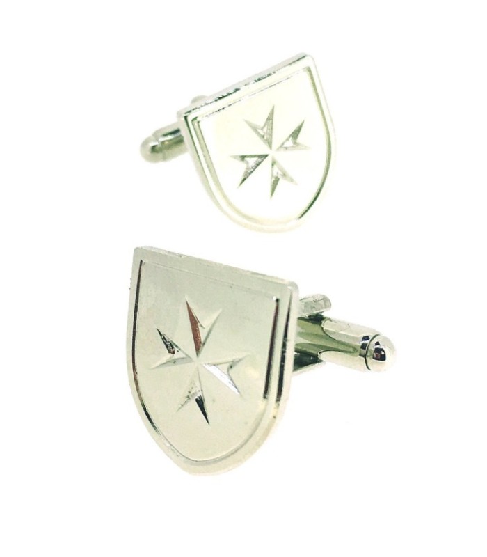 Gemelos Orden de los Caballeros Hospitalarios de San Juan de Jerusalem Acero