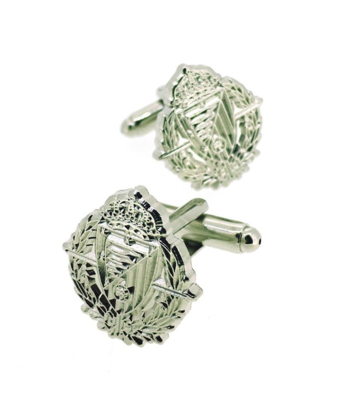 Gemelos para Camisa Real Valladolid Acero