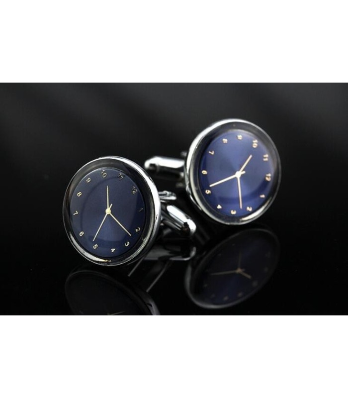 Gemelos para camisa Reloj Purpura