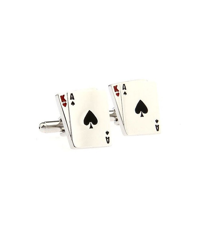 Gemelos para Camisa Poker As Rey
