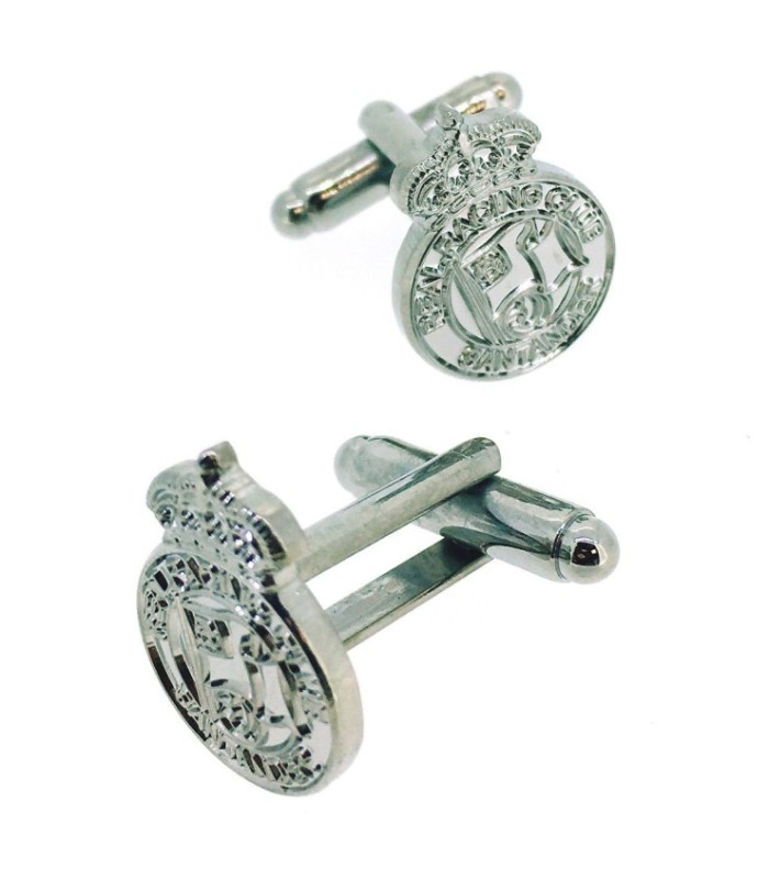 Gemelos para Camisa Real Racing Club de Santander Acero