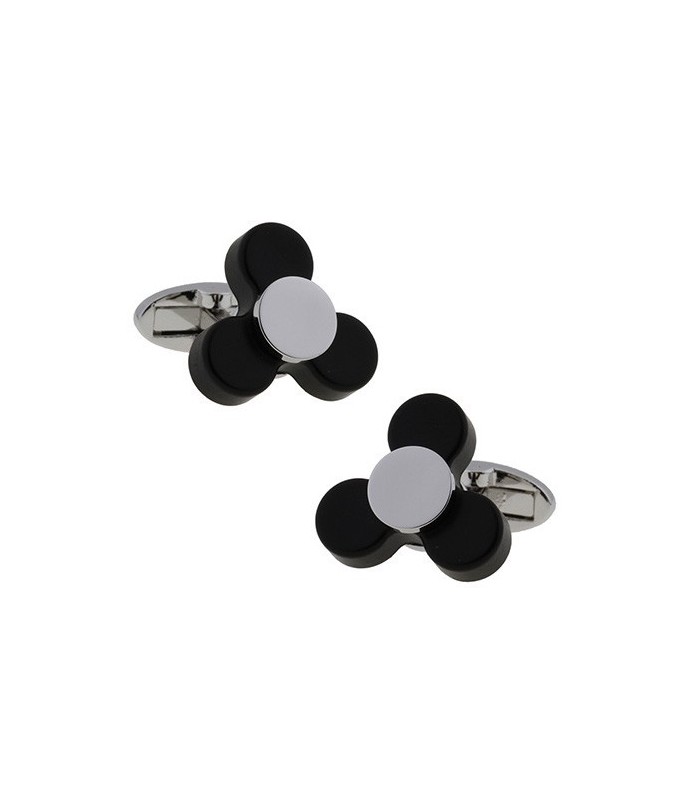 Gemelos para Camisa Spinner Negro