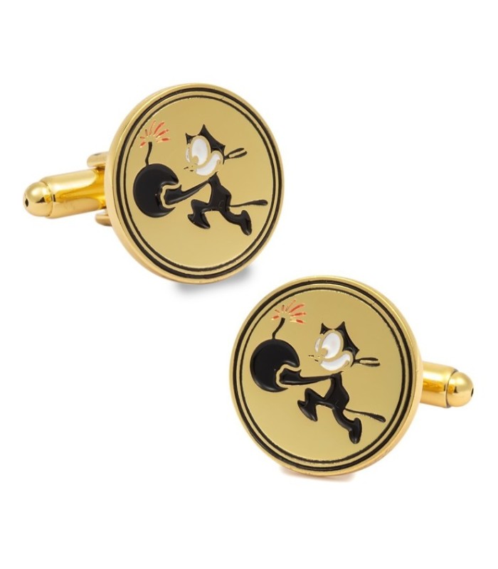 Gemelos para Camisa Strike Fighter Squadron 31 Felix the Cat