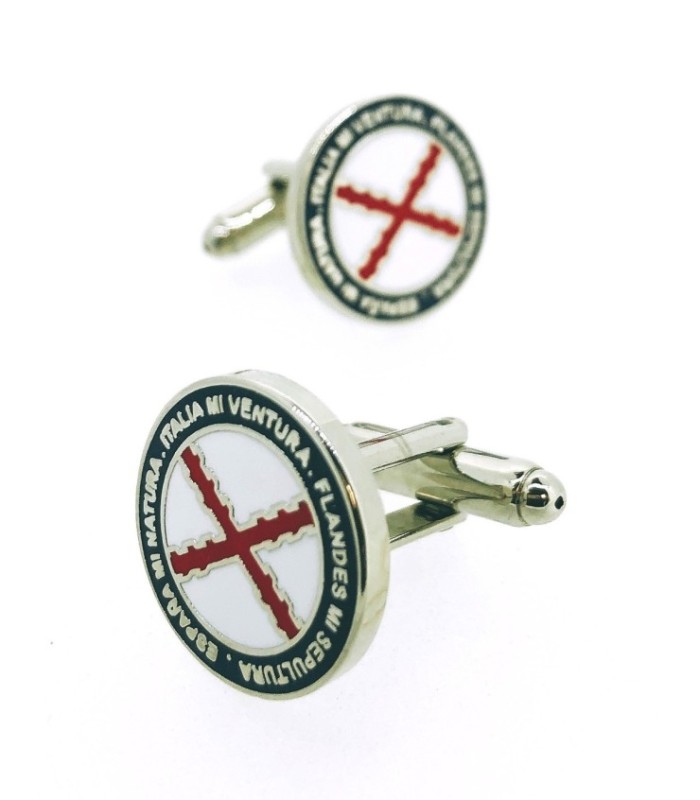 Gemelos para camisa Tercios España Mi Natura Italia mi Ventura Flandes mi Sepultura