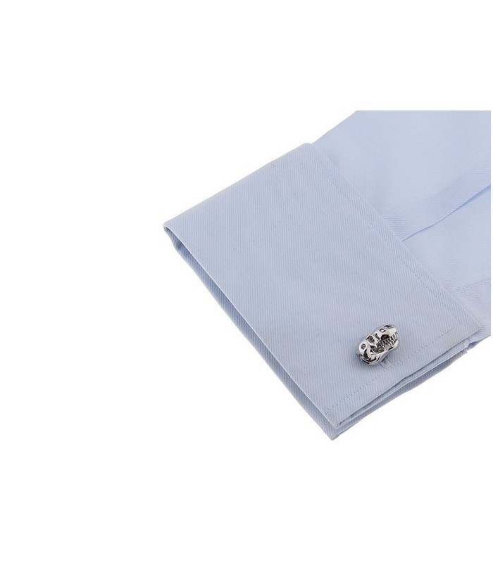 Gemelos para Camisa Tiranosaurio Rex Plateado