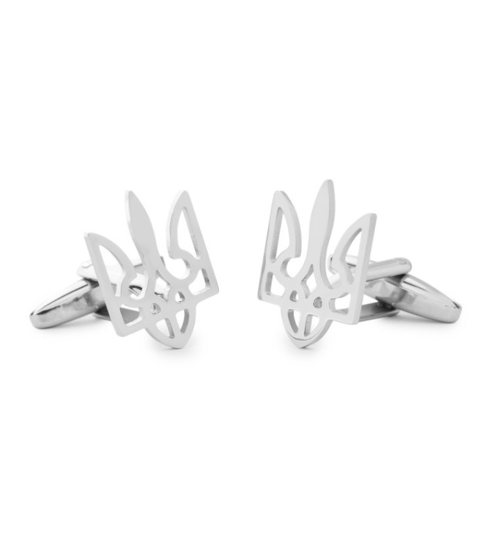 Gemelos para Camisa Tridente Ucrania Inox 19x14mm