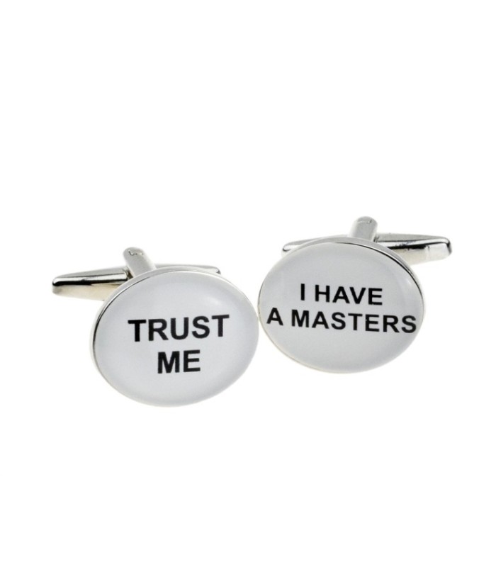 Gemelos para Camisa Trust Me I Have a Masters