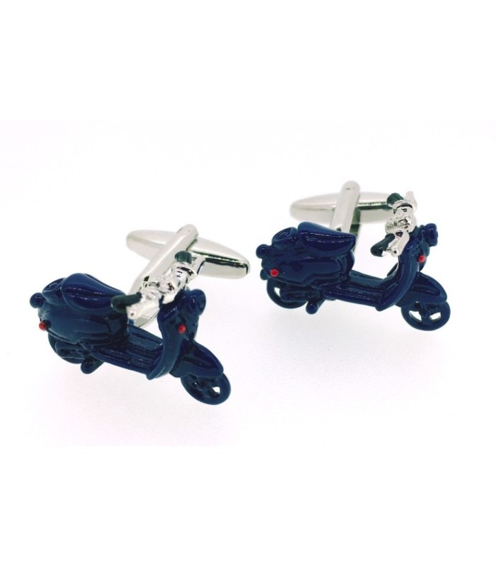 Gemelos para Camisa Vespa 3D Azul