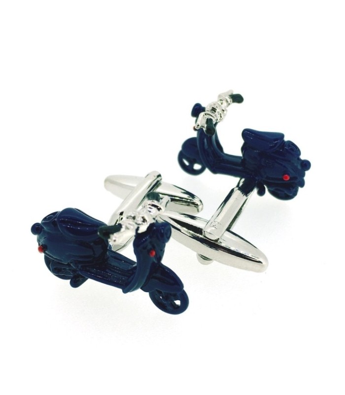 Gemelos para Camisa Vespa 3D Azul