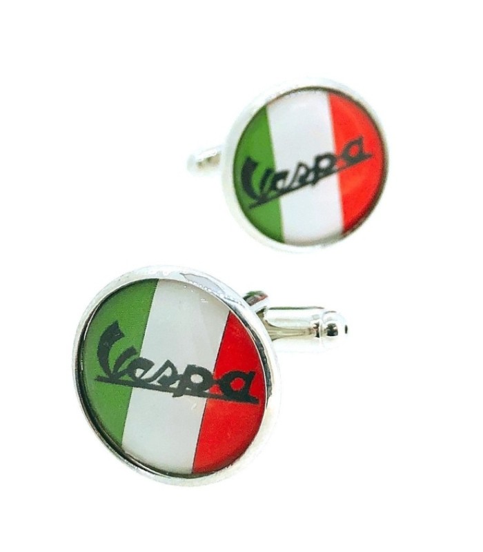 Gemelos para Camisa Vespa Bandera de Italia