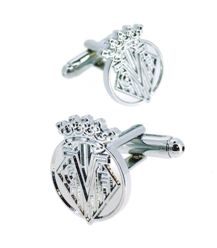 Gemelos para Camisa Villarreal Club de Fútbol Acero