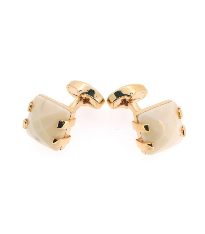 Gemelos para Camisa White Stone Engarced