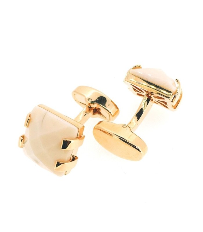 Gemelos para Camisa White Stone Engarced